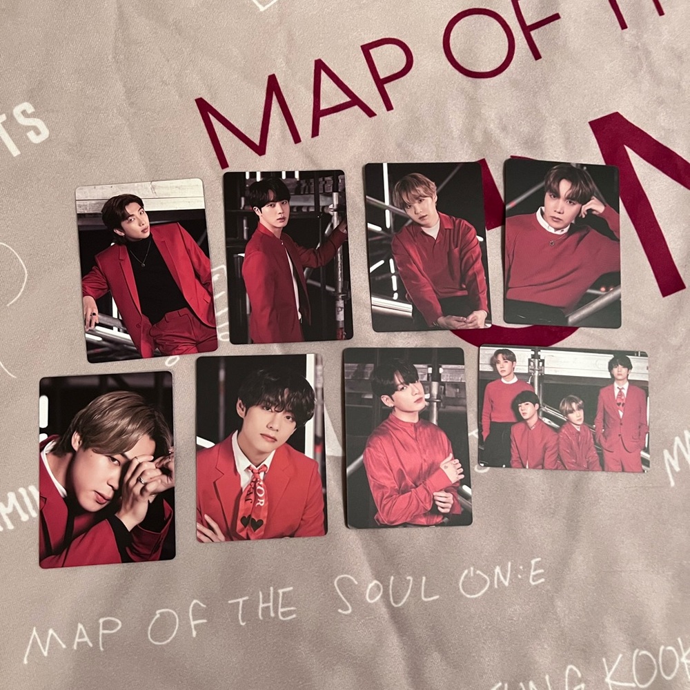OFFICIAL BTS MOTS ON:E PHOTOCARDS SET #2